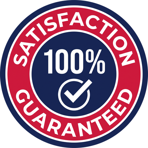 100% satisfaction guaranteed