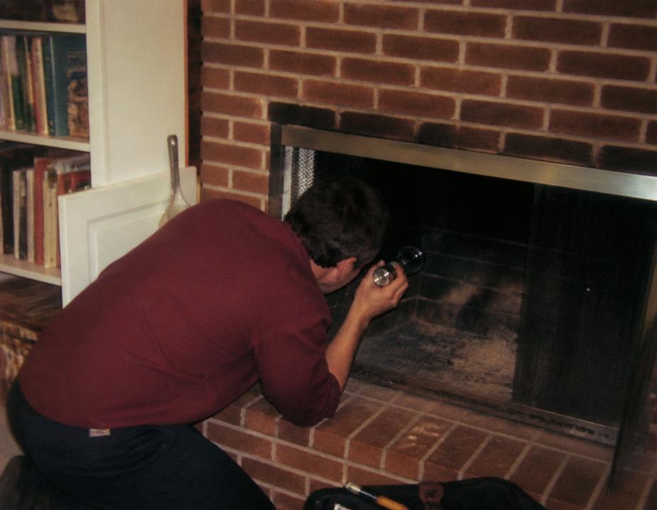 Noble Chimney technician — Photo-Documented Inspections