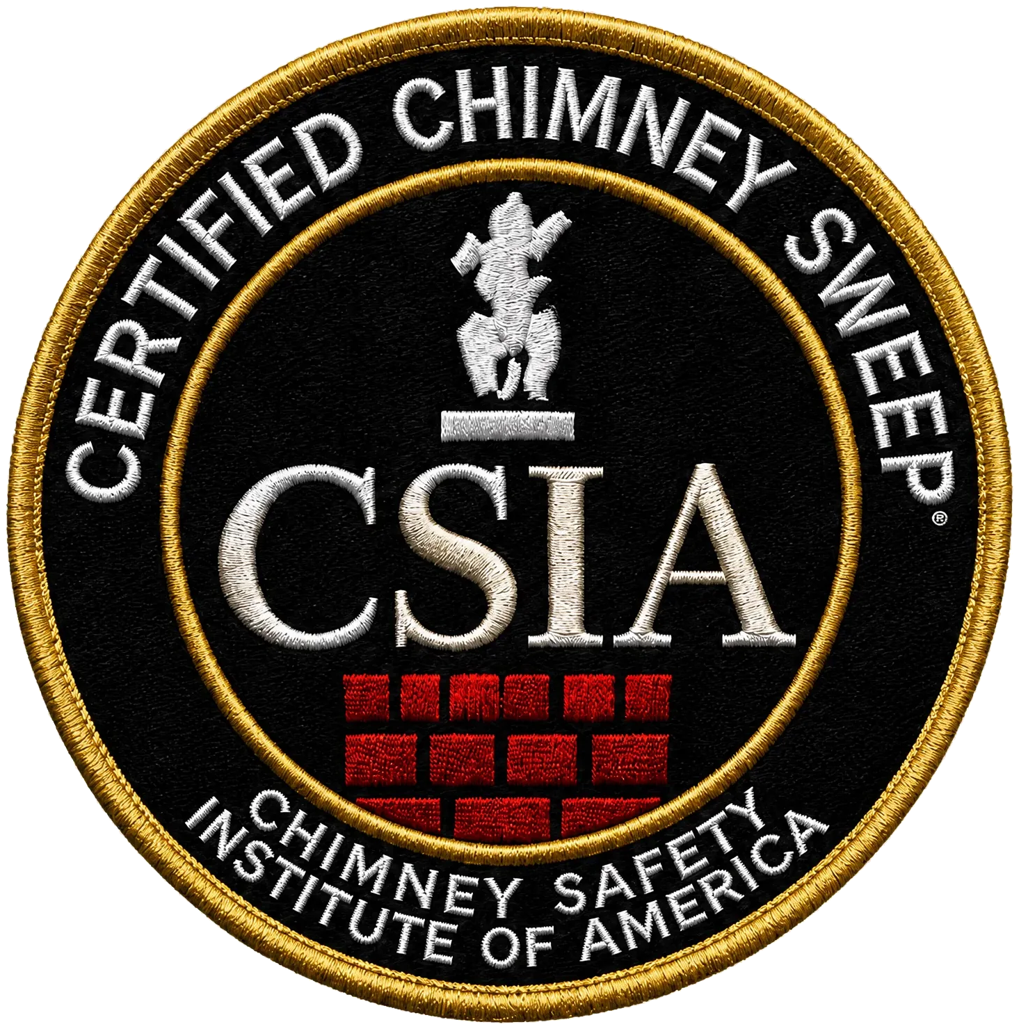 CSIA Certified Chimney Sweep patch
